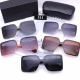 5 Colors Grid Lens Frame Polarized Sunglasses
