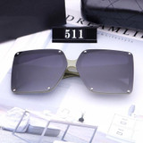 5 Colors Grid Lens Frame Polarized Sunglasses