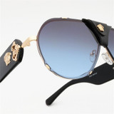 5 Colors Retro Matel Big Round Frame Sunglasses