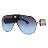 5 Colors Retro Matel Big Round Frame Sunglasses