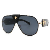 5 Colors Retro Matel Big Round Frame Sunglasses