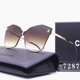 7 Colors Butterfly Shape Gradient Color Sunglasses