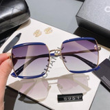 Oversize Vintage Square Sunglasses
