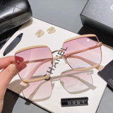 Oversize Vintage Square Sunglasses