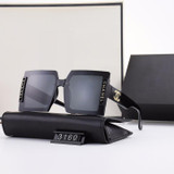 Letter Pattern Decoratived Sunglasses