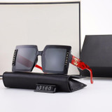 Letter Pattern Decoratived Sunglasses