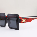 Letter Pattern Decoratived Sunglasses