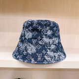 Fashion All-match Denim Fisherman Hat