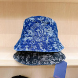 Fashion All-match Denim Fisherman Hat
