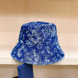 Fashion All-match Denim Fisherman Hat