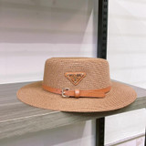 Fashion Belt Straw Hat