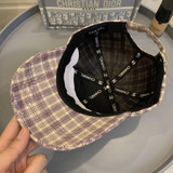 Fashion Check Sequined Baseball Cap
