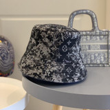 Fashion Washed Denim Fisherman Hat
