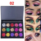 15 Colors Glitter Eyeshadow Palette