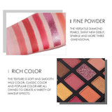 12 colors Pearlescent Matte Sequins Eyeshadow