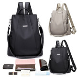 2019 Hot Women's Backpack Casual Nylon Solid Color School Bag Fashion Detachable Shoulder Strap Shoulder Bag