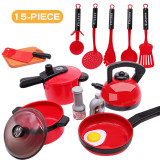 2020 Newest Hot 44PCS Toddler Girls Baby Kids Play House Toy Kitchen Utensils Cooking Pots Pans Food Dish Cookware Children Gift