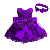 Newborn Baby Girls Dress Summer Lace Princess Dress vestidos Kids Baptism Infant 1 Year Birthday Party Dress For Girls Clothing