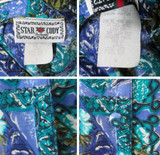 Vintage 90s Grunge Flower Lattice Back Romper Playsuit S