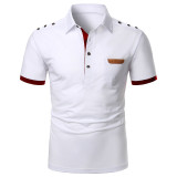 Peri Men's- Short sleeve polo shirt cotton