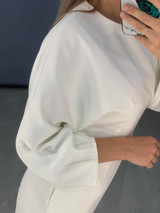 Elegant Ladies Office Dress Fashion Sexy  Solid Color Dress Women Slim Midi Dress Vestidos OL