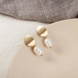 Trend Simulation Pearl Long Earrings Female White Round Pearl Wedding Pendant Earrings Fashion Korean Jewelry Earrings