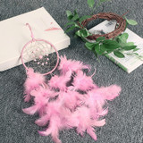 Pink Handmade Dream Catcher Home Decor