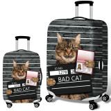 Bulldog Pattern Luggage Cover