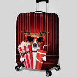 Bulldog Pattern Luggage Cover