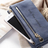 Womens Custom Engraved Photo Two Zipper Pouch