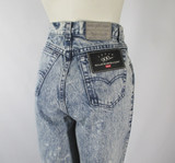 Vintage 90s Levis 900 Stone Wash Pinstripe Jeans NOS S