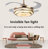 ceiling fan musical led lamp with remote control.
