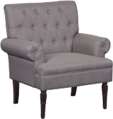 Century Modern Linen Upholstered Chair Century Modern Linen Upholstered Chair