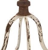 Farmhouse White Metal Decorative Lanterns