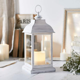 Rustic Flameless Candle Lantern