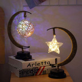 Christmas Star & Moon Ball Glass LED Night Light