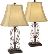 Traditional Table Lamp - Bronze/Copper