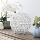 Crystal Ball Table Lamp - Chrome