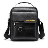Men Crossbody Shoulder Multi-function Handbags Large Capacity Split Leather Tote Bag