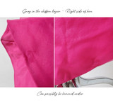 Vintage 80's Magenta Puff Shoulders Party Gown Dress S