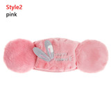 2 in 1 Cartoon Cute Earmuffs Cap Thicken Plush Keep Warm Earflap