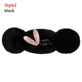 2 in 1 Cartoon Cute Earmuffs Cap Thicken Plush Keep Warm Earflap