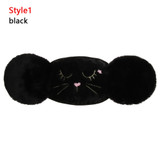 2 in 1 Cartoon Cute Earmuffs Cap Thicken Plush Keep Warm Earflap