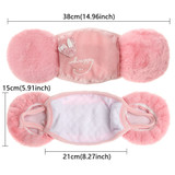 2 in 1 Cartoon Cute Earmuffs Cap Thicken Plush Keep Warm Earflap
