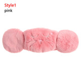 2 in 1 Cartoon Cute Earmuffs Cap Thicken Plush Keep Warm Earflap