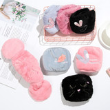 2 in 1 Cartoon Cute Earmuffs Cap Thicken Plush Keep Warm Earflap