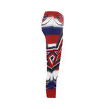 Tricolor Stars Stripes Capri Legging (Model L02)