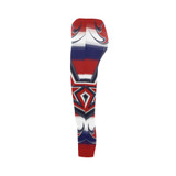 Tricolor Stars Stripes Capri Legging (Model L02)