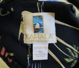 Mens Vintage Hula Girls & Beer Kahala Rayon Hawaiian Shirt XL