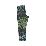 Black Russian Flora Capri Legging (Model L02)